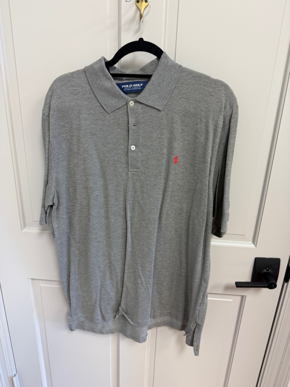 Polo by Ralph Lauren Gray Polo with Red Pony Logo